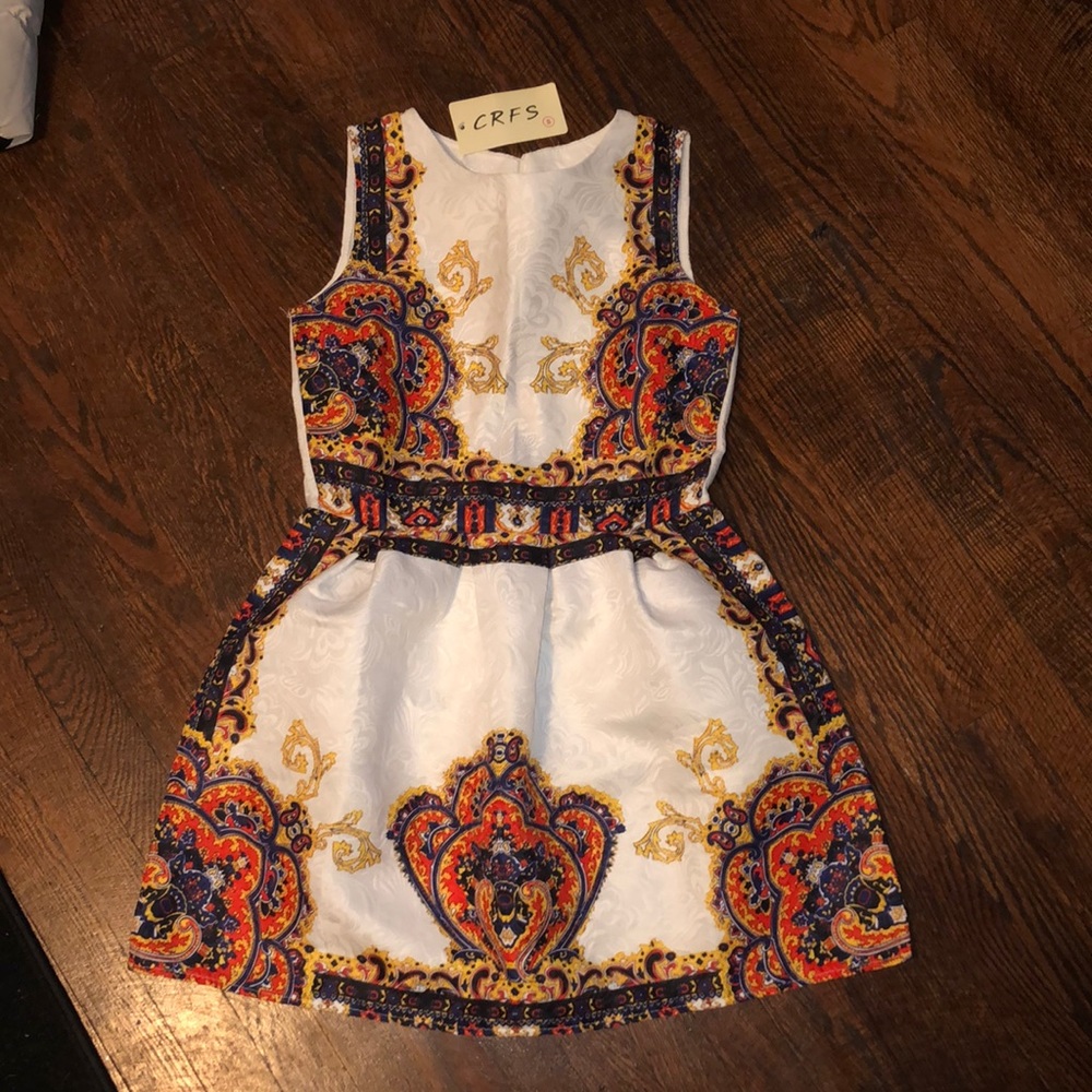 NWT CRFS patterned dress